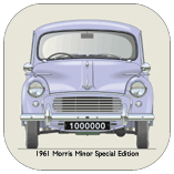 Morris Minor 1000000 Special Edition 1961 Coaster 1